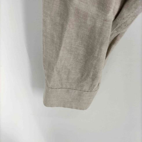 バナナリパブリック BANANA REPUBLIC リネン混 ボタンダウン長袖シャツ メンズ import:L