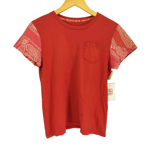 ポロバイラルフローレン Polo by RALPH LAUREN ペイズリー柄 切り替え S/S Tシャツ レディース