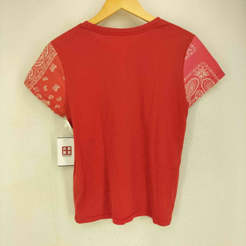 ポロバイラルフローレン Polo by RALPH LAUREN ペイズリー柄 切り替え S/S Tシャツ レディース