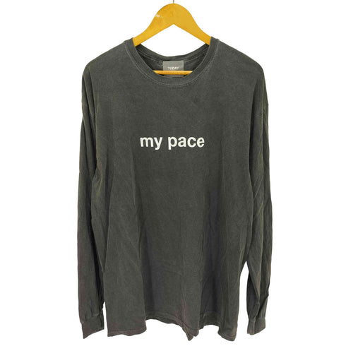 TODAY EDITION MY PACE プリント Tシャツ メンズ JPN:XL