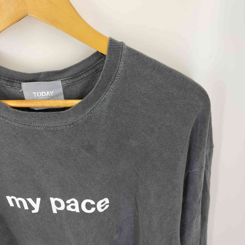 TODAY EDITION MY PACE プリント Tシャツ メンズ JPN:XL