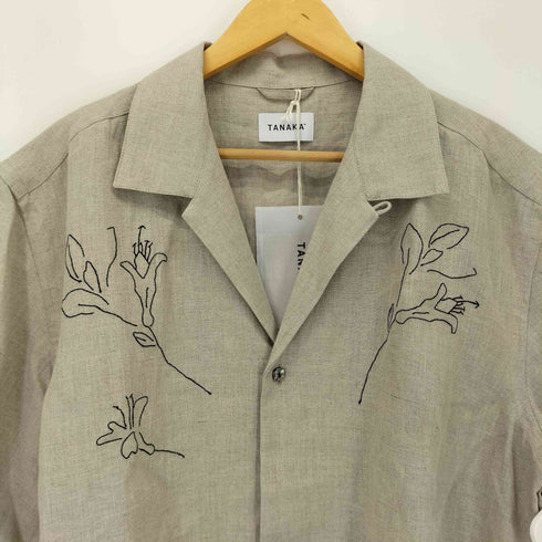 TANAKA 26SS THE TOKYO別注 THE SS SHIRT LINEN EMBROIDERY メンズ JPN:L