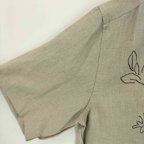 TANAKA 26SS THE TOKYO別注 THE SS SHIRT LINEN EMBROIDERY メンズ JPN:L