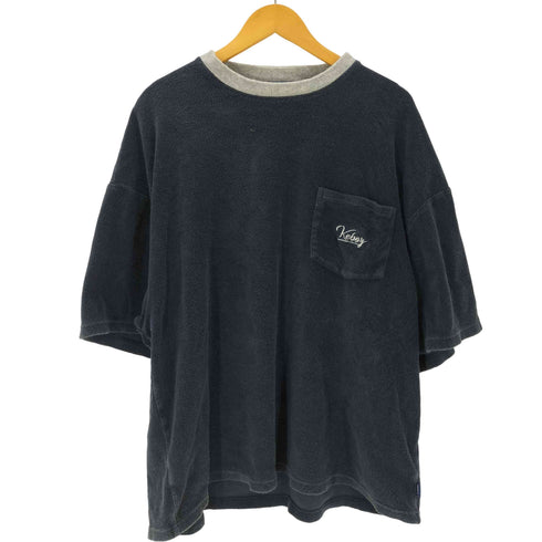 ケボズ KEboz パイル地 スウェット S/S ポケット Tシャツ メンズ JPN:L