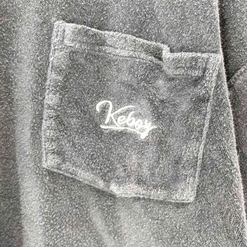 ケボズ KEboz パイル地 スウェット S/S ポケット Tシャツ メンズ JPN:L
