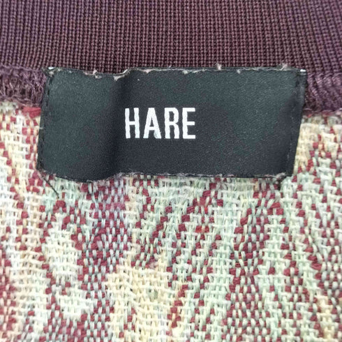 ハレ HARE ジャガードカットソー メンズ FREE