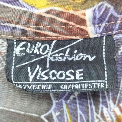 euro fashion viscose シャツ レディース import:M