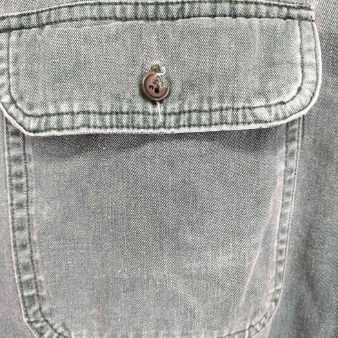 エルエルビーン L.L.Bean カナダ製 ダブルフェイスワークシャツ メンズ L TALL