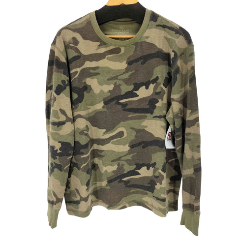 フェイデッドグローリー FADED GLORY ヘンリーネックサーマルワッフルL/STシャツ メンズ XL