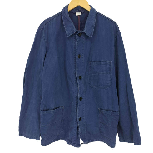 euro work buckin ヘリンボーン ワークカバーオール メンズ EUR:50