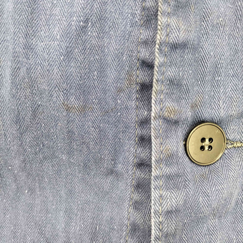 euro work buckin ヘリンボーン ワークカバーオール メンズ EUR:50