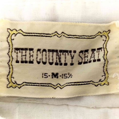 THE COUNTY SEAT 70s 花柄 長袖ウエスタンシャツ メンズ M