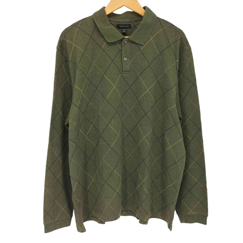 ヴァンヒューゼン VAN HEUSEN 00s ロングスリーブポロ メンズ import:XL
