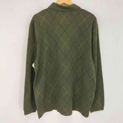 ヴァンヒューゼン VAN HEUSEN 00s ロングスリーブポロ メンズ import:XL