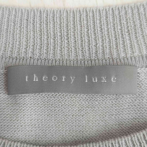 セオリーリュクス theory luxe Fortuna Kayle リネン混 フレンチスリーブニット レディース 38