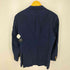 ポロバイラルフローレン Polo by RALPH LAUREN 90S リネン 金ボタン 紺ブレザー 段帰り 3B シングル テーラード ジャケット メンズ