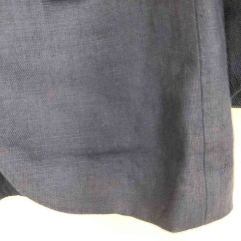ポロバイラルフローレン Polo by RALPH LAUREN 90S リネン 金ボタン 紺ブレザー 段帰り 3B シングル テーラード ジャケット メンズ