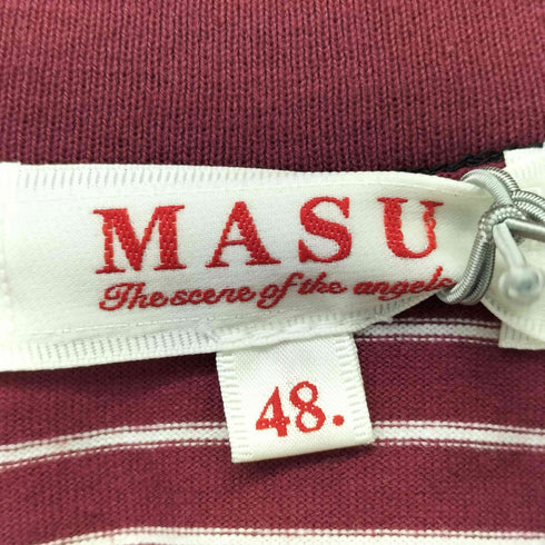 エムエーエスユー MASU 26SS OPPOSITE STRIPE T-SHIRT メンズ 48