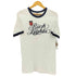 ヘインズ Hanes 70S USA製 三角タグ フロント プリント 企業ロゴ クルーネック リンガー Tシャツ メンズ import:L