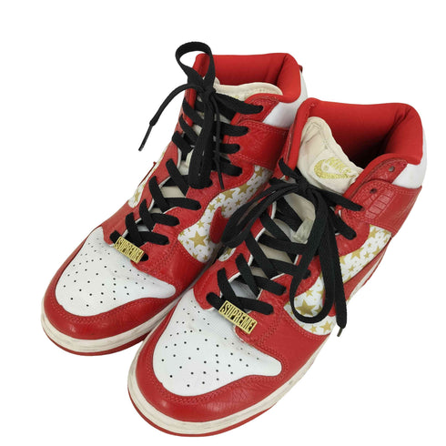 シュプリーム Supreme 2003 SB Dunk High Red Stars メンズ JPN:28