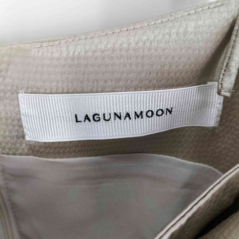ラグナムーン LAGUNAMOON ハンマーサテンラペルキャミワンピース レディース JPN:S