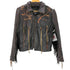 BRANDED GARMENTS カットワークデザイン フリンジライダースジャケット メンズ 18
