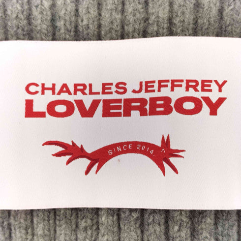 チャールズジェフリーラバーボーイ CHARLES JEFFREY LOVERBOY CABLE KNIT SCARF ケーブルニットスカーフ メンズ