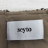 seyto ヘリンボーンツイードアシンメトリーフレアスカート レディース FREE