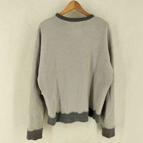 メゾンマルジェラ Maison Margiela 18AW CONTRASTED インサイドアウト スウェットシャツ メンズ 46