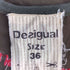 デシグアル Desigual フロントつぎはぎ スター カーゴワンピース Y2K レディース DE:36