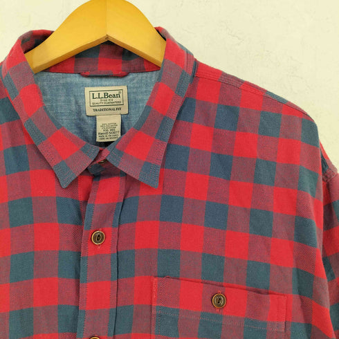 エルエルビーン L.L.Bean ブロックチェック ボックスシャツ メンズ XXL