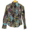 ポールスミスブラック Paul Smith BLACK マルチプリントストライプシャツ レディース 40