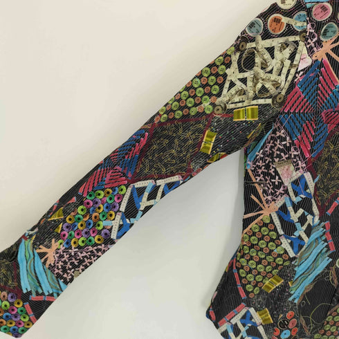 ポールスミスブラック Paul Smith BLACK マルチプリントストライプシャツ レディース 40