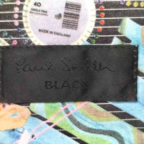 ポールスミスブラック Paul Smith BLACK マルチプリントストライプシャツ レディース 40
