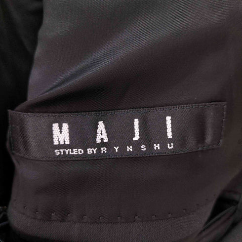 MAJI STYLED BY RYNSHU 2B テーラードジャケット & ストレート スラックス & ネクタイ セット メンズ 96-84-180