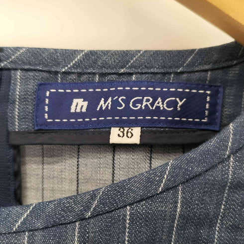 M'S GRACY デニムリボンワンピース レディース 36