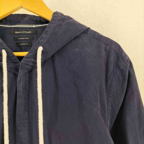 Marc O'Polo ガーメントダイ シャープドフィット コットン シャツパーカー メンズ L