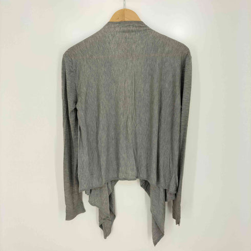 マックスマーラ MAX MARA 白タグ レーヨン100 変形 ボタンレス カーディガン レディース import:S
