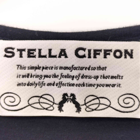 ステラシフォン STELLA CIFFON 袖レース切替 ブラウス レディース 36