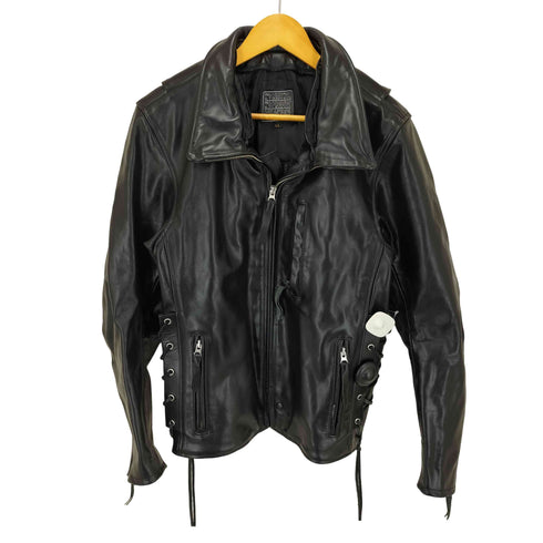カドヤ KADOYA K'S LEATHER ジップアップ レザー ジャケット メンズ JPN:XL