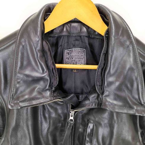 カドヤ KADOYA K'S LEATHER ジップアップ レザー ジャケット メンズ JPN:XL