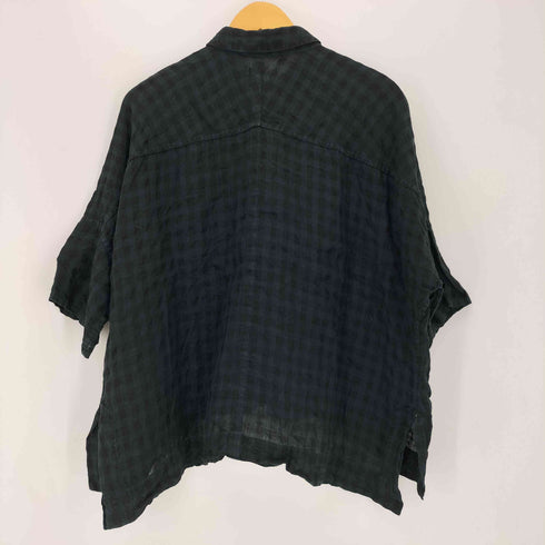 FACTORY リネンBDチェックシャツ レディース JPN:3
