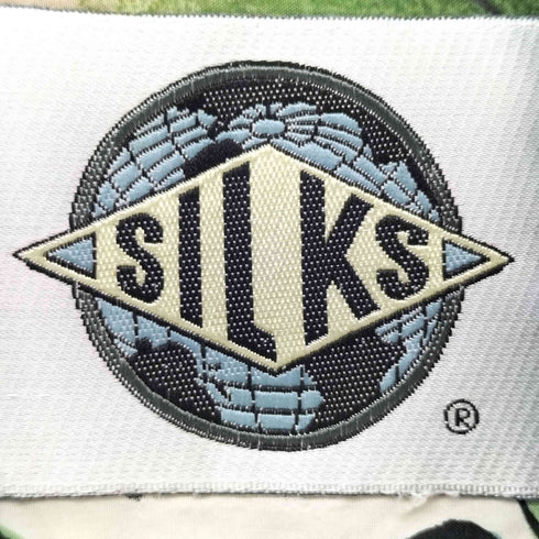 SILKS フラワーデザイン シルクシャツ メンズ JPN:L