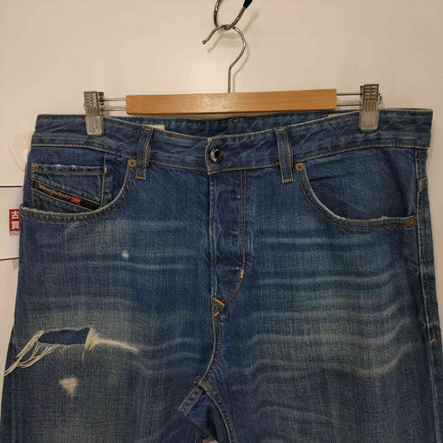 ディーゼル DIESEL D-Kodeck ダメージ加工 ストレート デニムパンツ メンズ W34 L30
