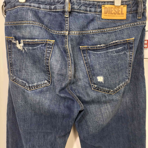 ディーゼル DIESEL D-Kodeck ダメージ加工 ストレート デニムパンツ メンズ W34 L30