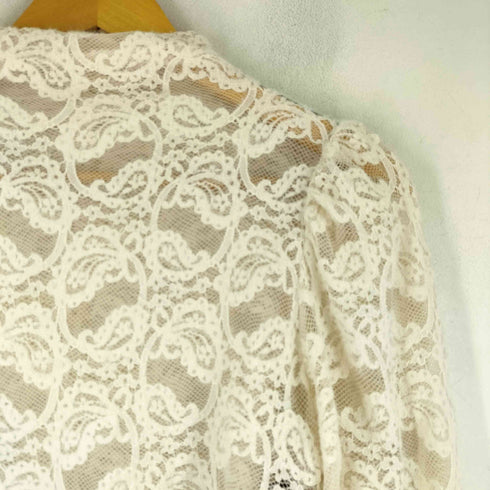 Xingi Clothing ペイズリーモチーフ 総レース 刺繍 プルオーバー レディース JPN:M