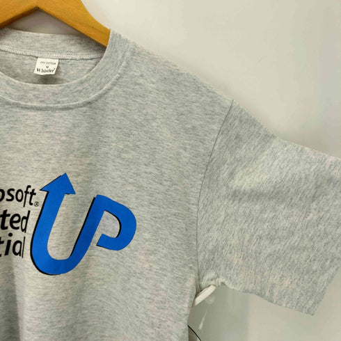 企業ロゴプリント クルーネックTシャツ メンズ import:M