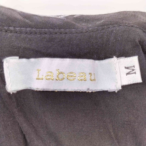 Labeau リボン刺繍 丸襟 フリルドレス レディース JPN:M