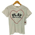 プレイコムデギャルソン PLAY COMME des GARCONS ハートプリント Tシャツ レディース JPN:S