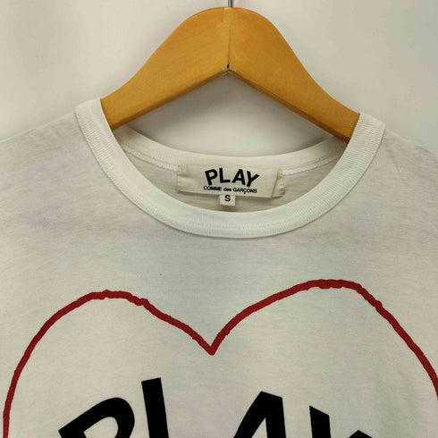 プレイコムデギャルソン PLAY COMME des GARCONS ハートプリント Tシャツ レディース JPN:S
